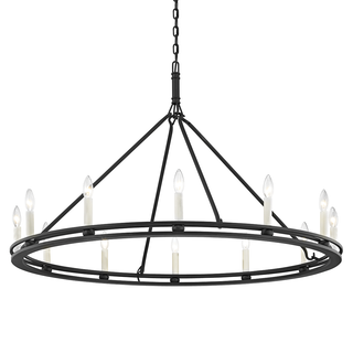 Sutton Chandelier TEXTURED BLACK