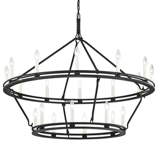 Sutton Chandelier TEXTURED BLACK