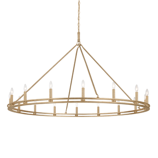 Sutton Chandelier CHAMPAGNE SILVER LEAF