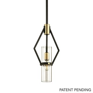 Raef Pendant TEXTURED BRONZE BRUSHED BRASS