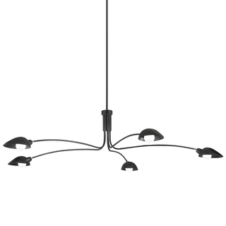 LEO Chandelier SOFT BLACK