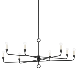 ORSON Chandelier BLACK IRON