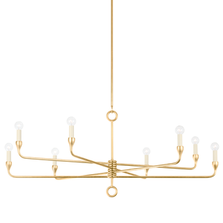 ORSON Chandelier VINTAGE GOLD LEAF