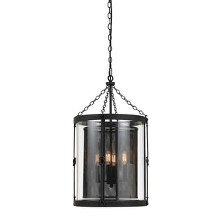 60W X 4 Westchester Metal Chandelier With Mesh / Glass Shade