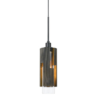 60W Reggio Wood Pendant Glass Fixture