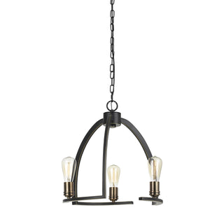 60W X 3 Kinder Metal 3 Light Chandelier