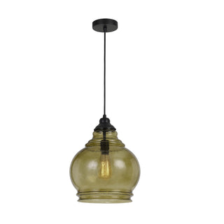 60W Rovigo Rippled Glass Pendant