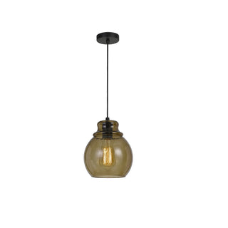 60W Aversa Rippled Glass Pendant