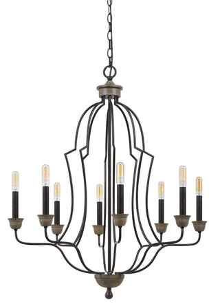 60W X 8 Lebrija Metal Chandelier (Edison Bulbs Not Included)