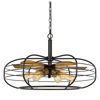 Margo 60W X 6 Metal Chandelier (Edison Bulbs Not Included)