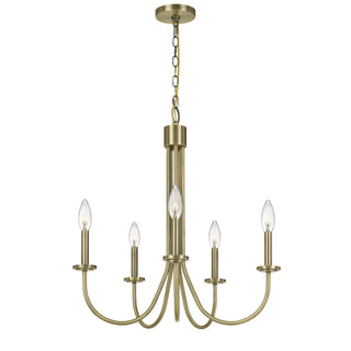 60W X 5 Spiez Metal Chandelier