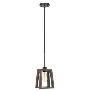 60W Biel Wood Pendant (Edison Bulb Not Included)