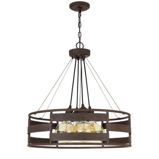 60W X 4 Rochefort Metal Chandelier (Edison Bulbs Shown Are Included)