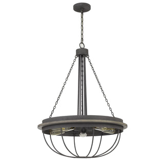 60W X 5 Nixa Metal Chandelier (Edison Bulbs Not Included)