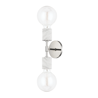 Asime Wall Sconce Polished Nickel