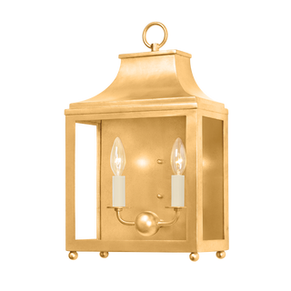 Leigh Wall Sconce Vintage Gold Leaf