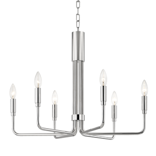 Brigitte Chandelier Polished Nickel