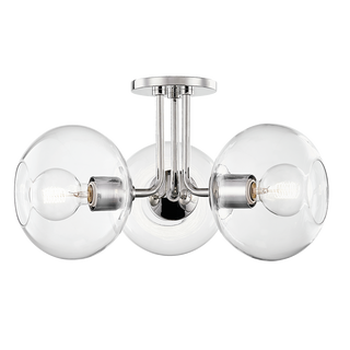 Margot Semi Flush Polished Nickel