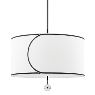 Zara Chandelier Polished Nickel