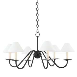 Lenore Chandelier Soft Black