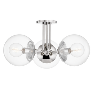 Meadow Semi Flush Polished Nickel