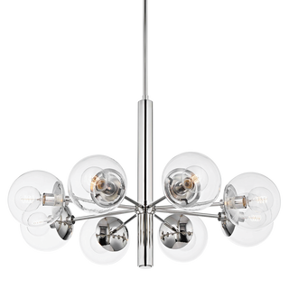 Meadow Chandelier Polished Nickel