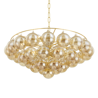 Mimi Chandelier Aged Brass