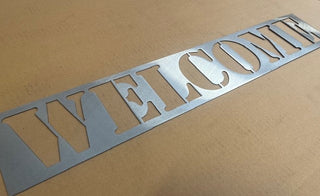 5 Inch Metal Letter and Number Stencils- Multiple Finish Options to choose from