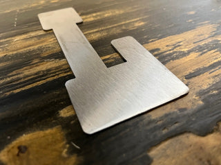 16 Inch Playbill Font Metal Letters and Numbers Rust or Natural Finish