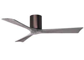 Irene-3H Series 52 Inch 3 blade paddle fan. Multiple Finish Options to choose from. Brushed Bronze / Barnwood Tone Finish