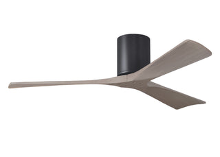 Irene-3H Series 52 Inch 3 blade paddle fan. Multiple Finish Options to choose from. Matte Black / Gray Ash Finish