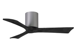 Irene-3H Series 42 Inch 3 blade paddle fan. Multiple Finish Options to choose from. Brushed Nickel / Matte Black Finish