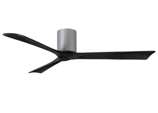 Irene-3H Series 60 Inch 3 blade paddle fan. Multiple Finish Options to choose from. Brushed Nickel / Matte Black Finish