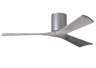 Irene-3H Series 52 Inch 3 blade paddle fan. Multiple Finish Options to choose from. Brushed Nickel / Barnwood Tone Finish