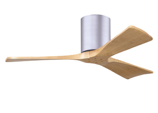 Irene-3H Series 42 Inch 3 blade paddle fan. Multiple Finish Options to choose from. Brushed Nickel / Light Maple Finish