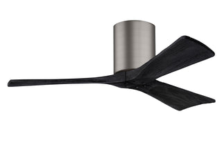 Irene-3H Series 42 Inch 3 blade paddle fan. Multiple Finish Options to choose from. Brushed Pewter / Matte Black Finish