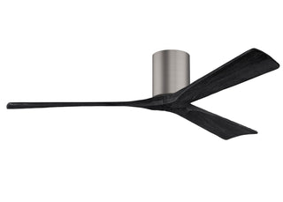 Irene-3H Series 60 Inch 3 blade paddle fan. Multiple Finish Options to choose from. Brushed Pewter / Matte Black Finish