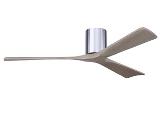 Irene-3H Series 60 Inch 3 blade paddle fan. Multiple Finish Options to choose from. Polished Chrome / Gray Ash Finish