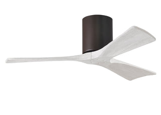 Irene-3H Series 42 Inch 3 blade paddle fan. Multiple Finish Options to choose from. Textured Bronze / Matte White Finish