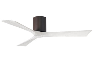 Irene-3H Series 52 Inch 3 blade paddle fan. Multiple Finish Options to choose from. Textured Bronze / Matte White Finish