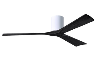 Irene-3H Series 60 Inch 3 blade paddle fan. Multiple Finish Options to choose from. Gloss White / Matte Black Finish