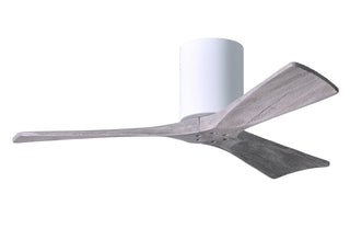 Irene-3H Series 42 Inch 3 blade paddle fan. Multiple Finish Options to choose from. Gloss White / Barnwood Tone Finish