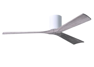 Irene-3H Series 60 Inch 3 blade paddle fan. Multiple Finish Options to choose from. Gloss White / Barnwood Tone Finish