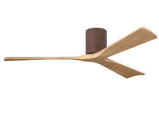 Irene-3H Series 60 Inch 3 blade paddle fan. Multiple Finish Options to choose from. Walnut / Light Maple Finish