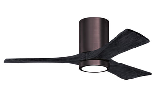 Irene-3HLK  42 Inch 3 blade paddle fan. Multiple Finish Options to choose from. Brushed Bronze / Matte Black Finish