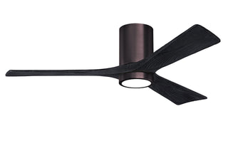 Irene-3HLK 52 Inch 3 blade paddle fan. Multipple Finish Options to choose from. Brushed Bronze / Matte Black Finish