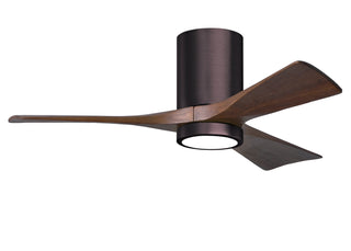 Irene-3HLK  42 Inch 3 blade paddle fan. Multiple Finish Options to choose from. Brushed Bronze / Walnut Tone Finish