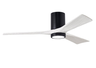 52 Inch Irene-3 three-blade paddle fan. Multiple Size and Finish Options to choose from. Matte Black / Matte White Finish / 52 Inch