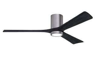 Irene-3HLK 60 Inch 3  blade paddle fan. Multiple Finish Options to choose from. Brushed Pewter / Matte Black Finish