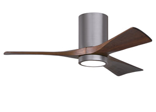 Irene-3HLK  42 Inch 3 blade paddle fan. Multiple Finish Options to choose from. Brushed Pewter / Walnut Tone Finish